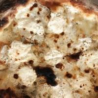 Cacio E Pepe  Pizza · mozzarella, ricotta, fontina cheese, coarse black pepper
