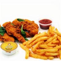 5 Chicken Tender With French Fries · 