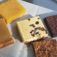 Bars · Lemon Bar<br />Tart AF. Buttery shortbread-like crust. Heaven.<br /><br />
Buttercake Bar<br...