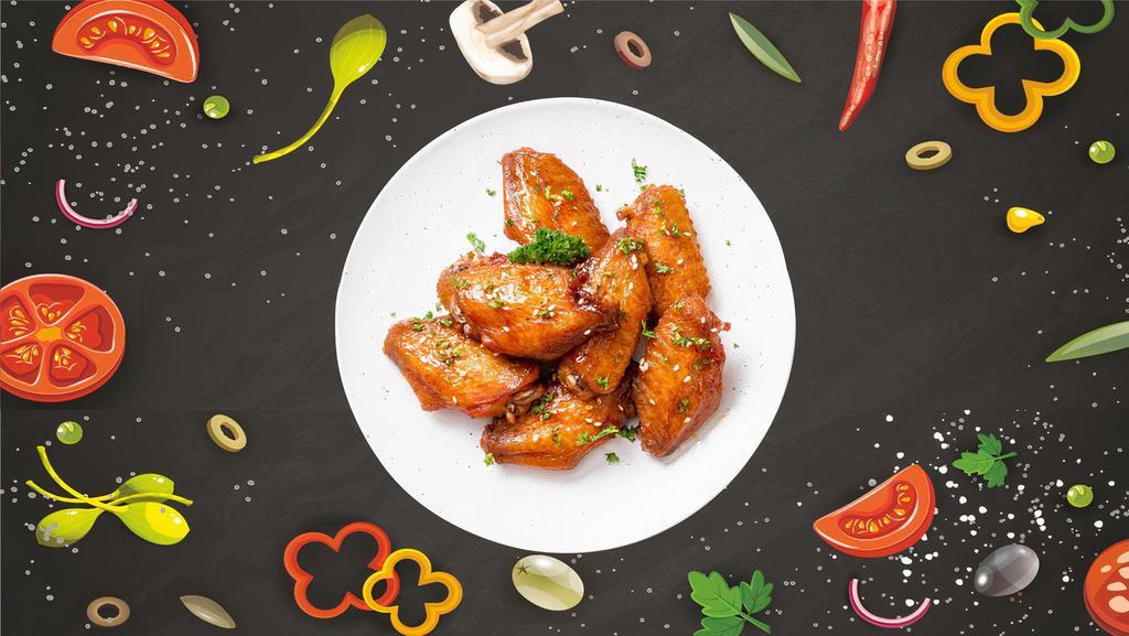 Beyond Wings · Bone-in traditional chicken wings with your choice of wing sauces.