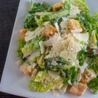 Classic Caesar · Crisp romaine lettuce with croutons, parmesan cheese and caesar dressing.