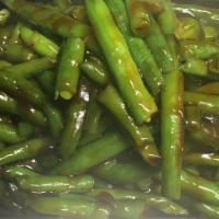 Sauteed String Bean With Brown Sauce · 