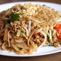 Basil Pad Thai - Spicy · Spicy. Similar to Pad Thai with the addition of basil leaves, onion, ground chili & peppers.