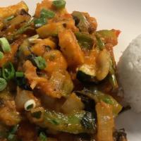 Plantain Curry · Vegan, gluten free.