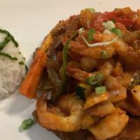 Shrimp Curry · Gluten free.