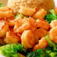 C 9. Shrimp With Broccoli · 