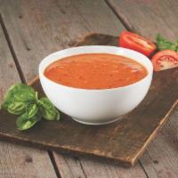 Tomato Basil · smooth and rich tomato blend with a hint of basil, garlic and herb