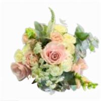 Centerpiece Bouquet · Comes with eucalyptus, snapdragon, & roses centerpiece.