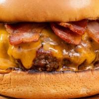Bacon Cheeseburger Meal · 100% homemade beef pattie lightly salted and cooked to perfection. Served on a fresh bun wit...
