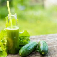 Green Machine Juice · Fresh kale, spinach, celery, cucumber, apple and lemon.
