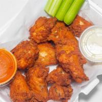 Our Bestseller Wings · All wings served with your choice of sauce and bleu cheese. Celery available upon request.