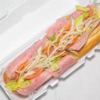 Ham Hoagie · Served on a hoagie roll italian seeded roll or a low carb wrap. includes lettuce tomato onio...