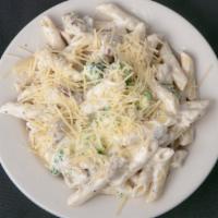 Penne Chicken Broccoli · Served with choice of sauce.