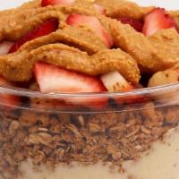 Banana Bowl · Frozen whipped bananas with granola and choice of two toppings!