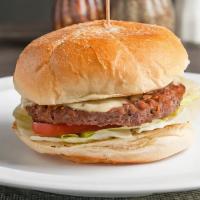 California Burger · With lettuce, tomato, and onion.
