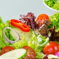 House Salad  本樓沙拉 · Vegetarian, gluten-free, nut-free. Grill Chicken With Iceberg Lettuce & Spring Salad Mix  in...