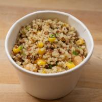 Power Boost 8Oz · White and red quinoa,  parsley, cilantro, lemon juice and extra virgin of olive oil.