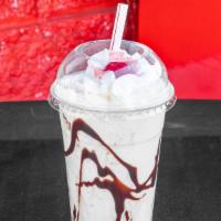 Milkshake Soft Serve Regular Size · 20 OZ. CUP 
CHOOSE ONE OF OUR DELICIOUS SOFT SERVE FLAVORS. 
SERVED WITH WHIPPED CREAM AND A...
