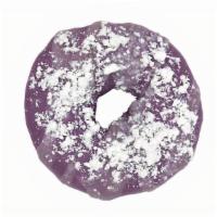 Blueberry Bake · Blueberry icing, glaze drizzle, and powdered sugar.