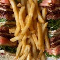 Blt Club  · Crispy bacon, lettuce, tomato, mayo, white toast.