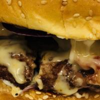 Hamburger · Served on bulky roll