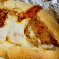 Large Meatball Sub Special · With chips and can of soda.