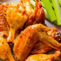 Chicken Wings Platter · Served with salad and your choice of rice or fries.