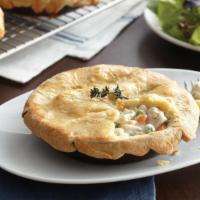 Chicken Pot Pie (1 Ct) · Tender chicken in a rich, creamy filling topped with a flakey crust. 16.5 oz
