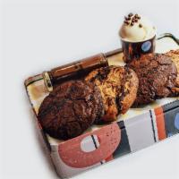 Max (Fresh Baked) Cookies · Max Brenner's very own recipe for our Freshly Baked Cookies; Pure Chocolate Chocolate Chunk,...