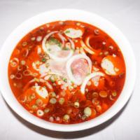 Spicy Vermicelli Noodle Soup · 