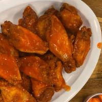 Family Wings (30 Pieces) · Three blue cheese, up to four flavors.