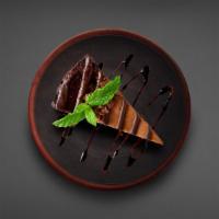 Chocolate Cake Slice  · Rich chocolate cake slice.