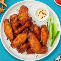 The Classic Wing  · Fresh chicken wings breaded and fried until golden brown. Served with a side of ranch or ble...