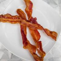 Applewood Smoked Bacon · 3 pc thick sliced smoked bacon