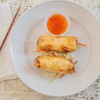 Veggie Rolls · Fried spring rolls with mixed vegetables,and glass noodles served with sweet and sour sauce.