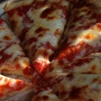 Cheese Pizza (Medium) · Pizza sauce and mozzarella.