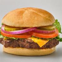 Cheese Burger · 6oz beef burger and cheese on a bun