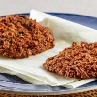 Oatmeal Cookie · Freshly baked oatmeal cookie