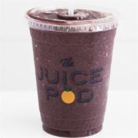 Good Vibes Smoothie · 16 oz. acai, banana, strawberry and coconut water.