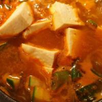 Soybean Paste Stew · Stew made with soybean paste, tofu, and vegetables.