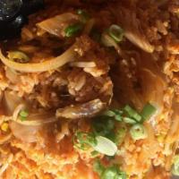 Kimchi Fried Rice · Kimchi fried rice or kimchi-bokkeumbap is a variety of bokkeumbap, a popular dish in Korea.