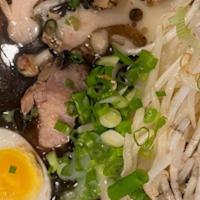 T Black Straight Noodle · Black garlic oil, pork chashu, egg, green onion, bean sprouts. Add toppings for an additiona...