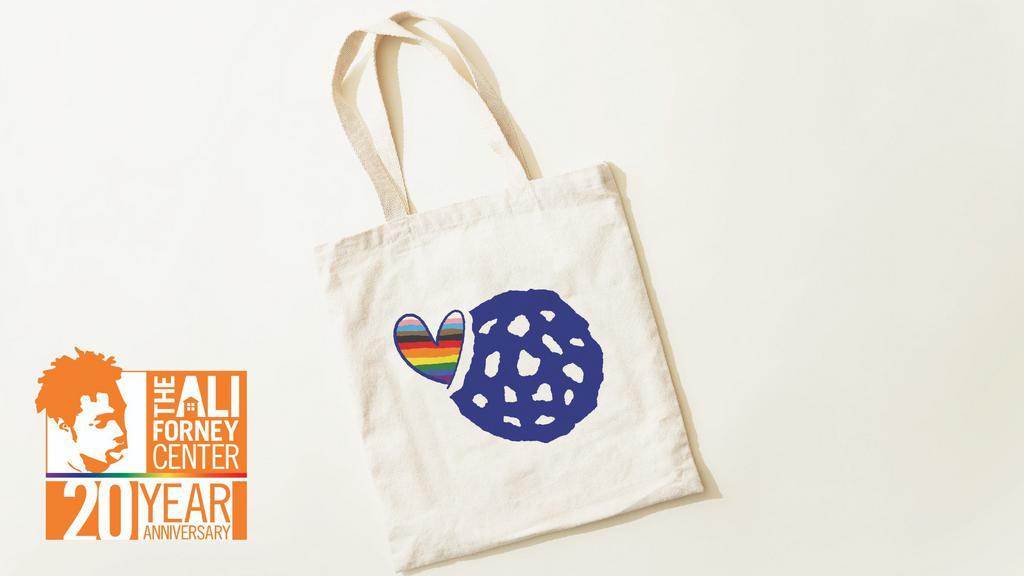 Canvas Pride Tote · Canvas Pride Tote celebrating our LGBTQ+ friends and neighbors. 100% of the profits from each tote will be donated to the Ali Forney Center.