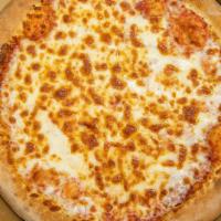 Cheese Pizza · Our special blend of 100% fresh natural cheeses, our secret recipe pizza sauce, and your cho...