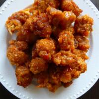 General Tso'S Cauliflower · Cauliflower battered and fried in our homemade tangy, spicy General Tso’s sauce.  Available ...
