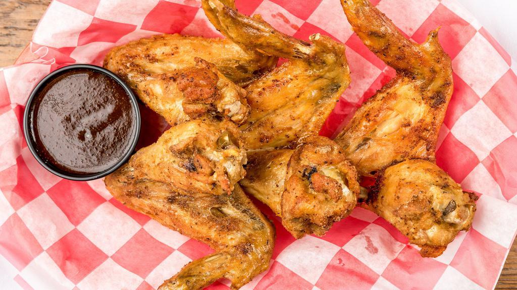 Wings · Deep Fried Chicken wings with your choice of sauce