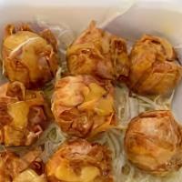 Shumai - Fried · 6pcs. shrimp & veggie dumplings.