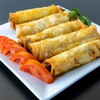 Cheese Pastry Roll Tray · Serves eight-ten people.