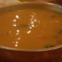 Mulligatawny Soup · Spicy hot soup made with lentils, vegetables and spices.