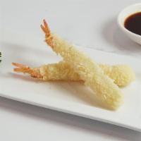Shrimp Tempura Tapas · Shrimp deep fried in a light batter, served with a light sweet soy sauce.